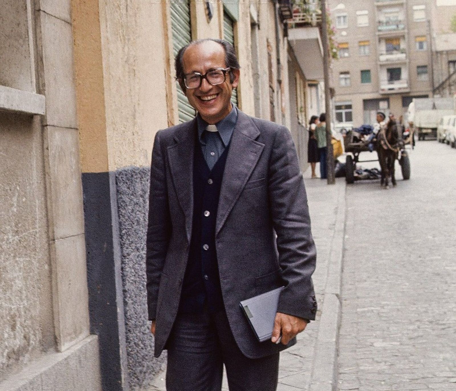 El obispo Alberto Iniesta