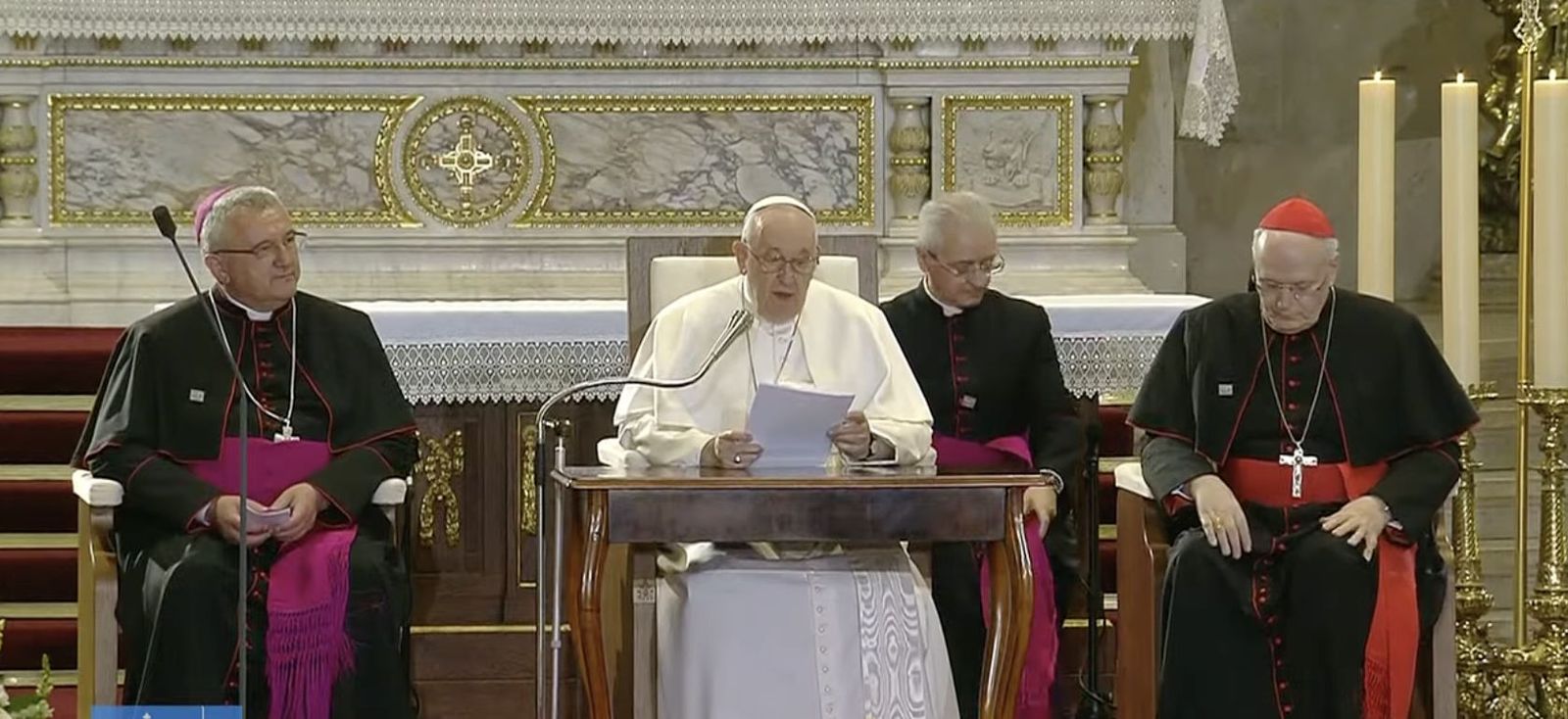 Intervención del Papa Francisco