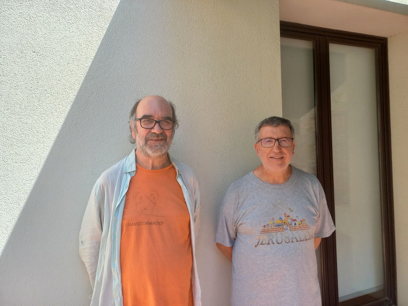 Joan Ramon Marín i Torné y Pepe Rodado León, cosiliarios entrante y saliente