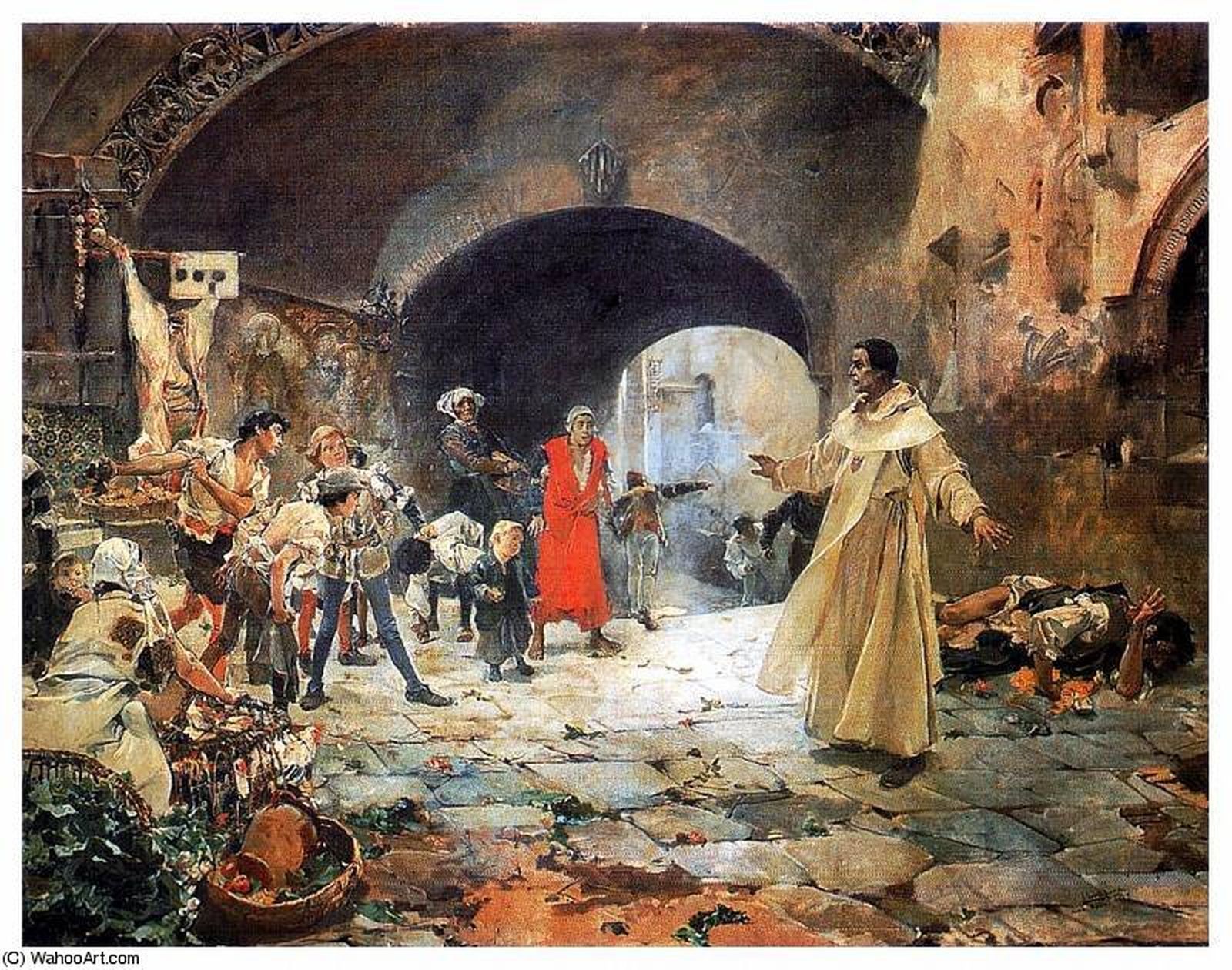 Sorolla pintó el inicio de la historia de la Virgen.