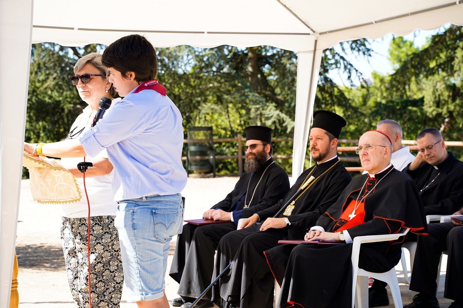 Scouts en la Jornada de Oración por el Cuidado de la Creación 2022 en Madrid