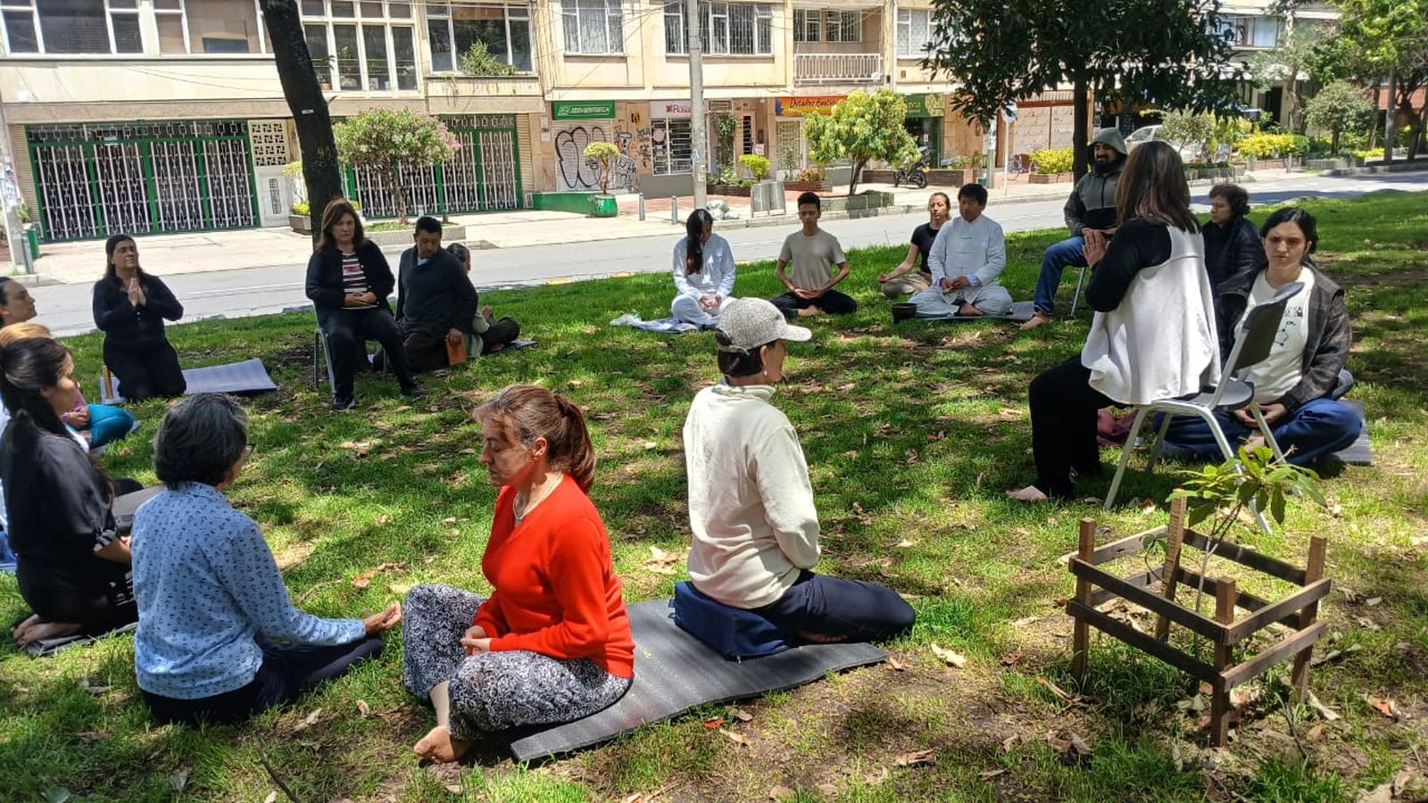 Meditando en la ciudad
