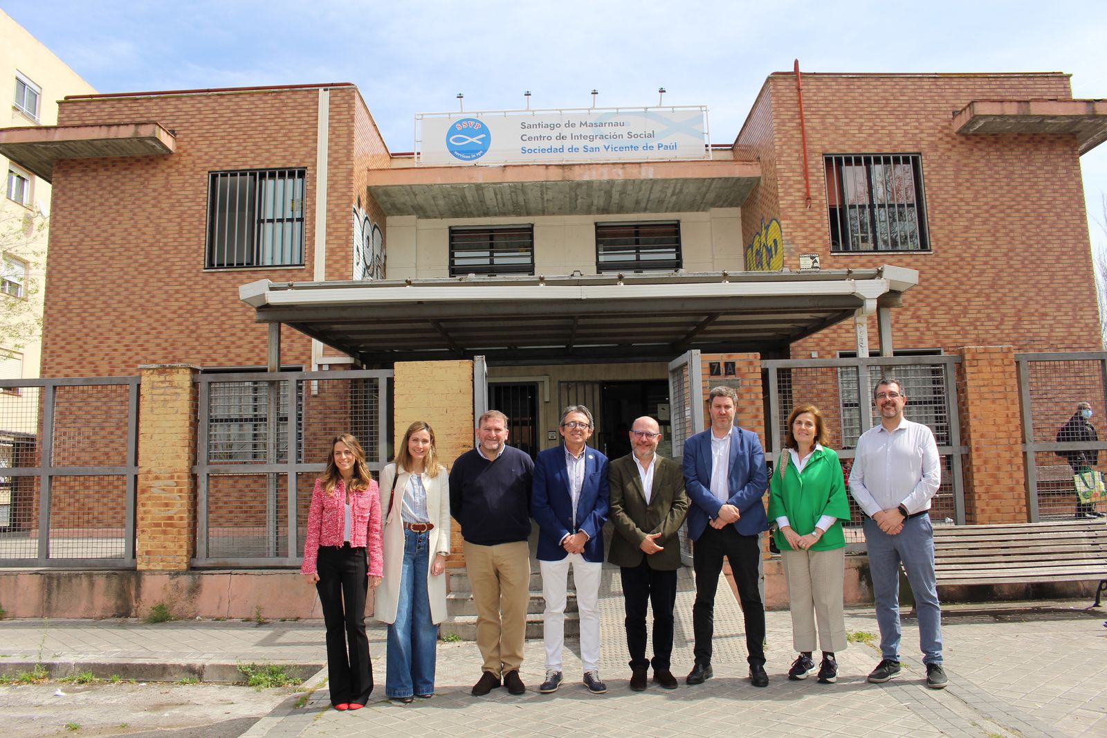 José Fernández visita el Comedor Social Santiago de Masarnau