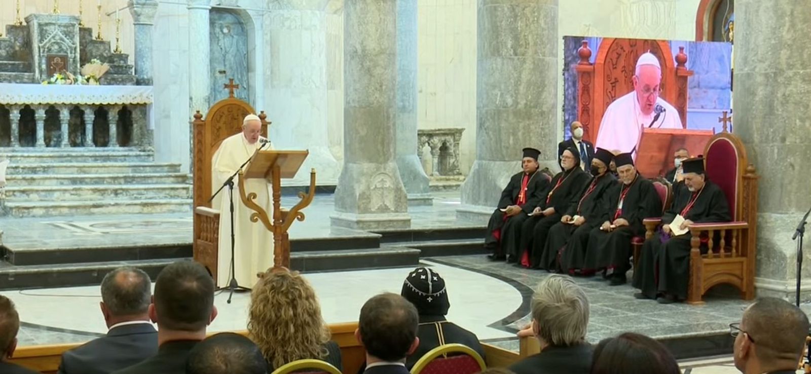 El Papa, en Qaraqosh
