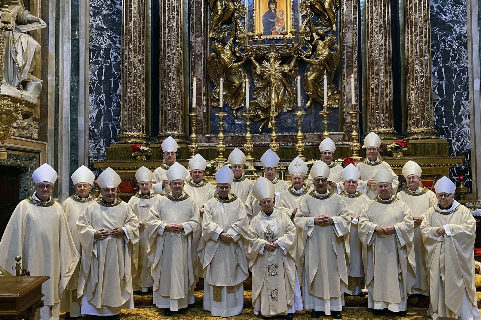 Obispos españoles en Santa María la Mayor