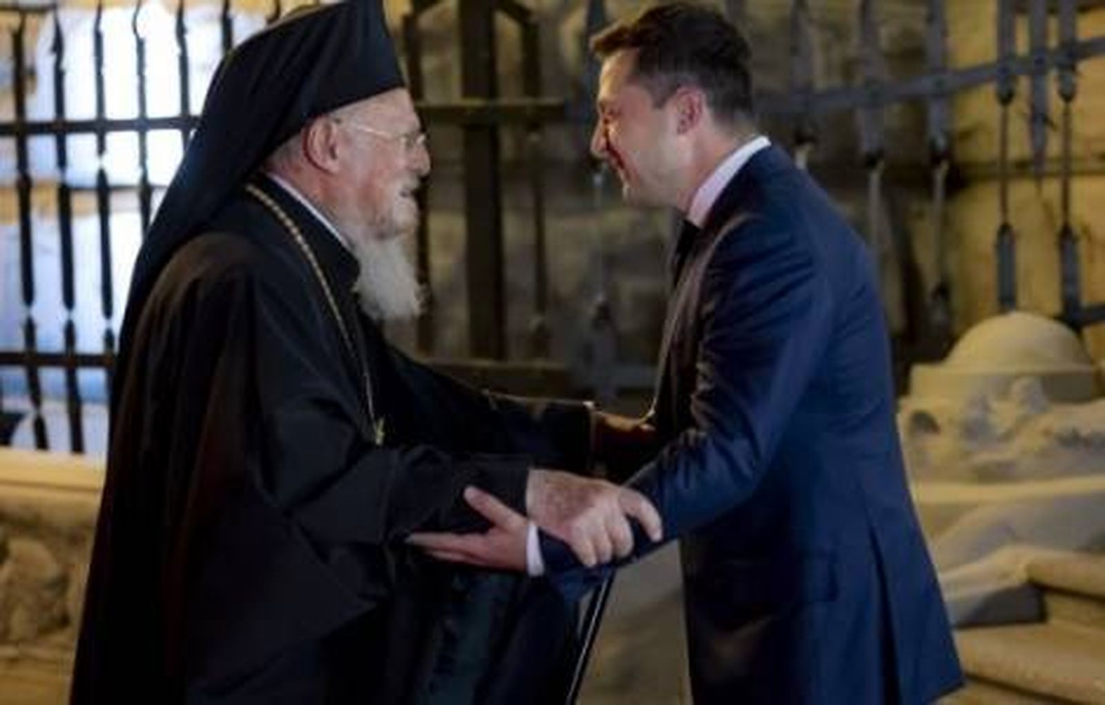 Zelensky y el Patriarca Bartolomé
