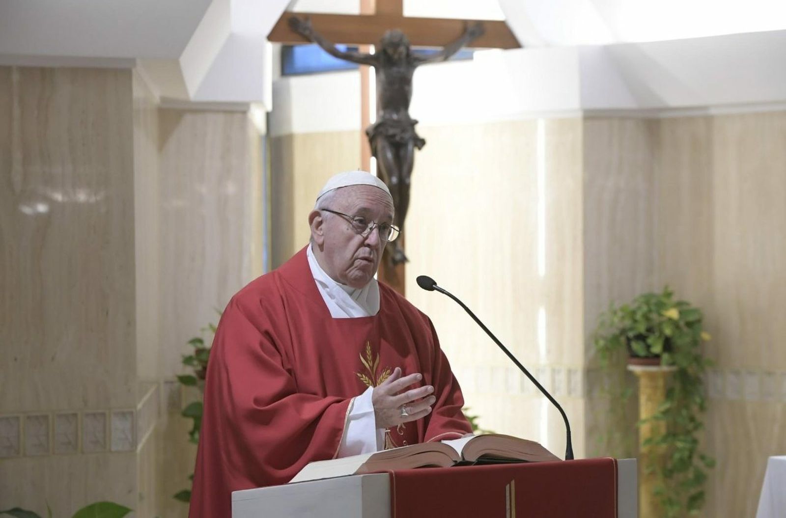 Papa Francisco en Santa Marta