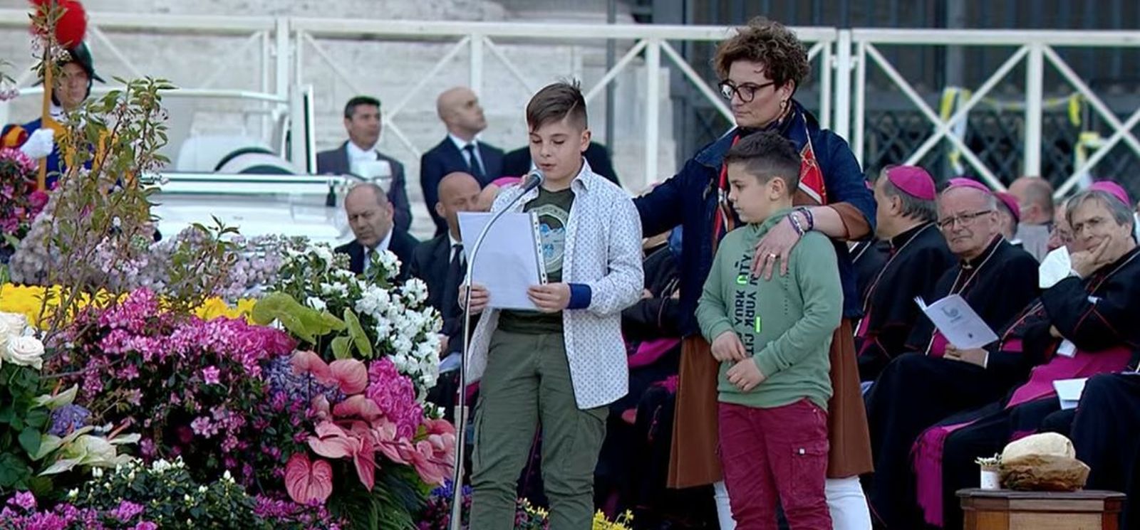 Matti, su madre y su hermano