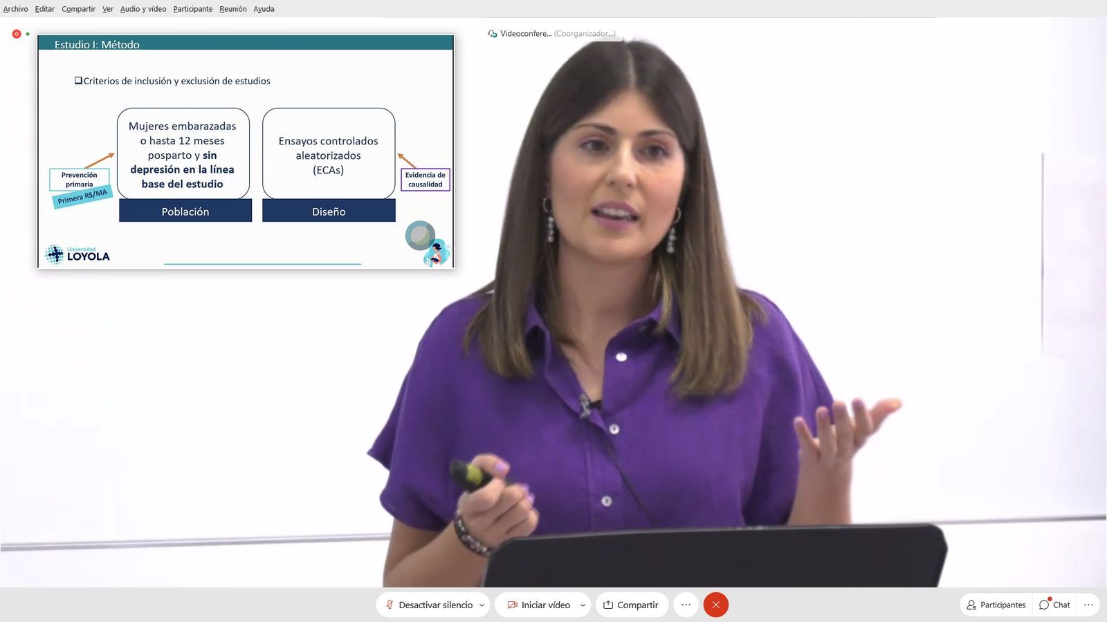 Carmen Martín Gómez, autora del estudio