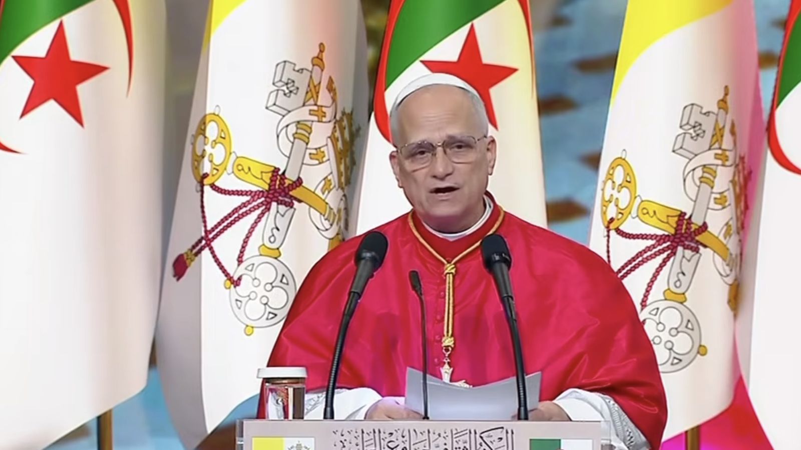 León, durante su discurso