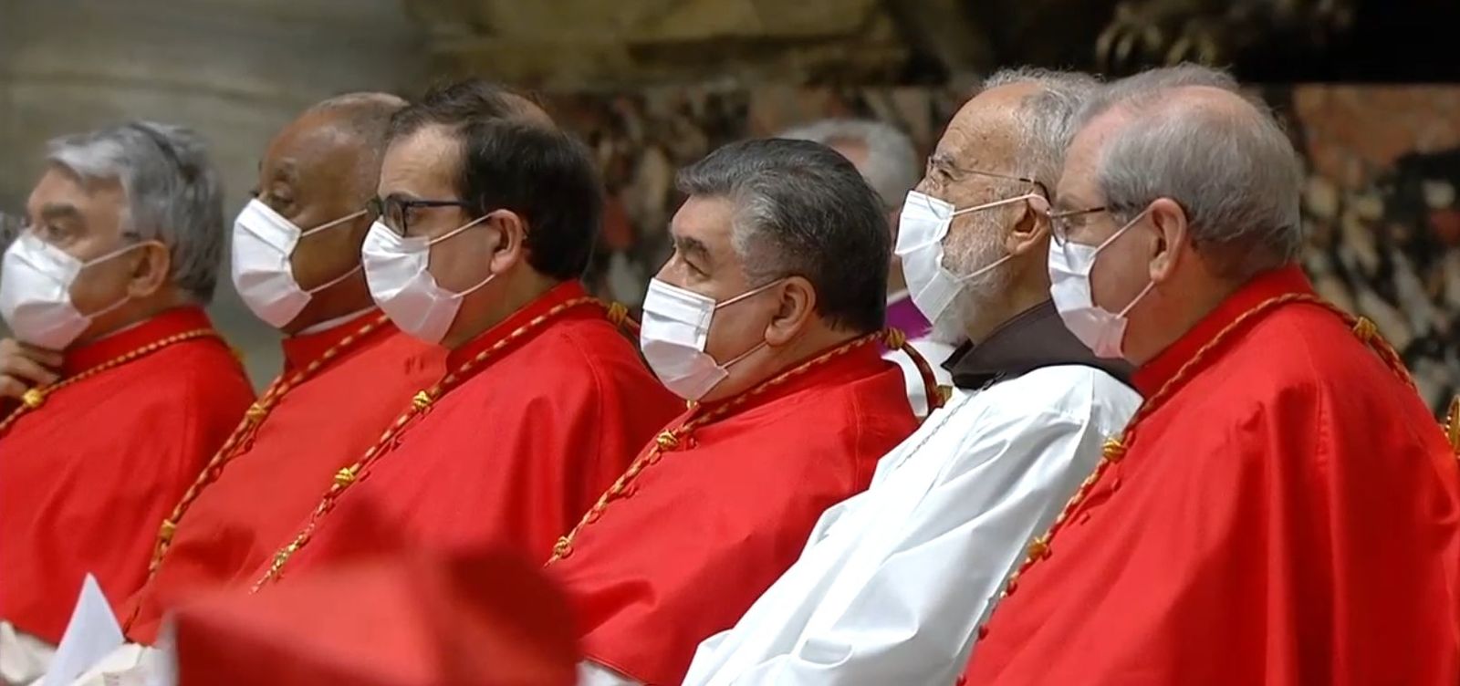 Cardenales, en la ceremonia