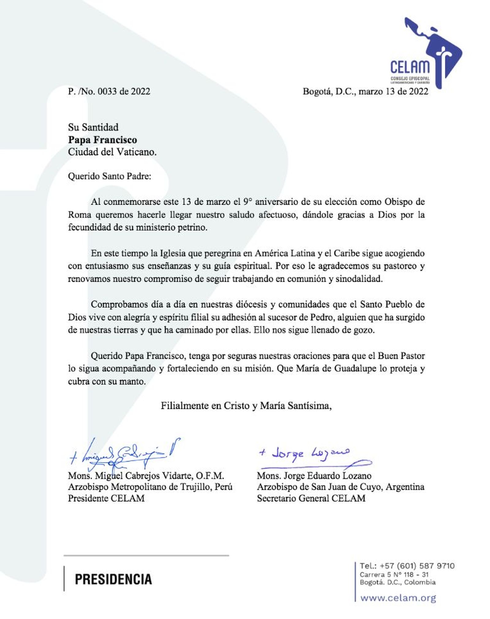 Dociumento Celam