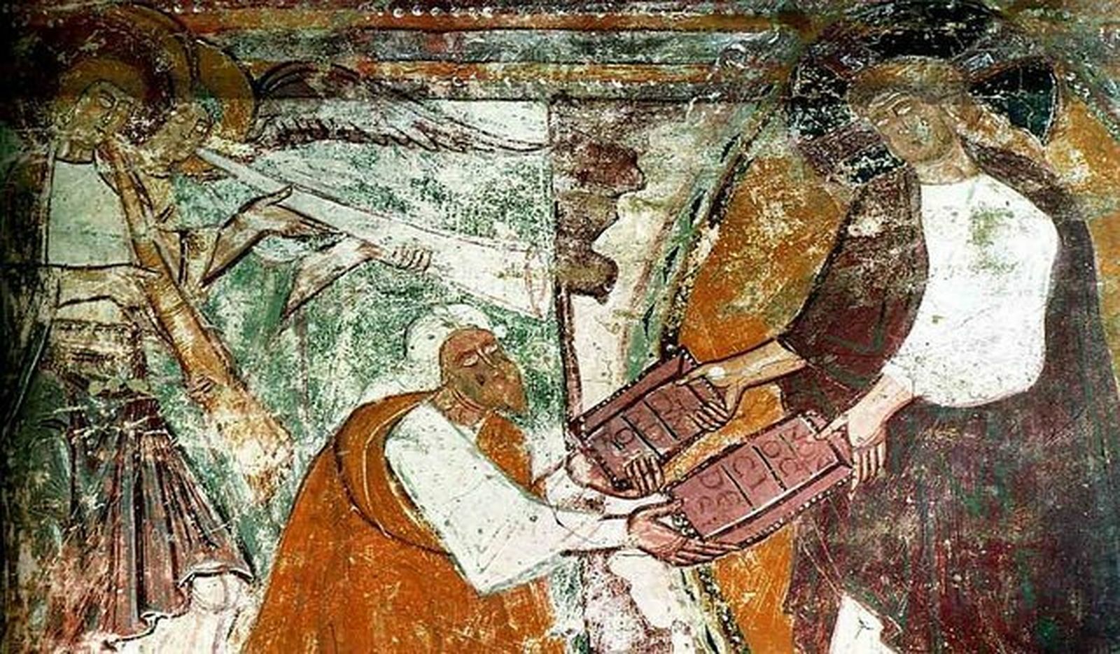 Yahvé entrega la ley a Moisés