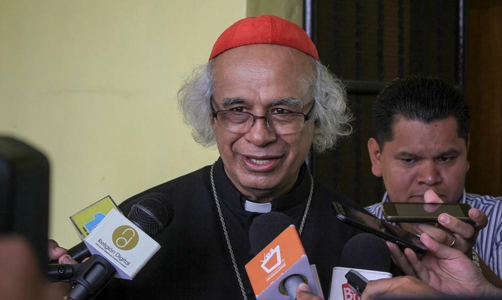 El cardenal Leopoldo Brenes