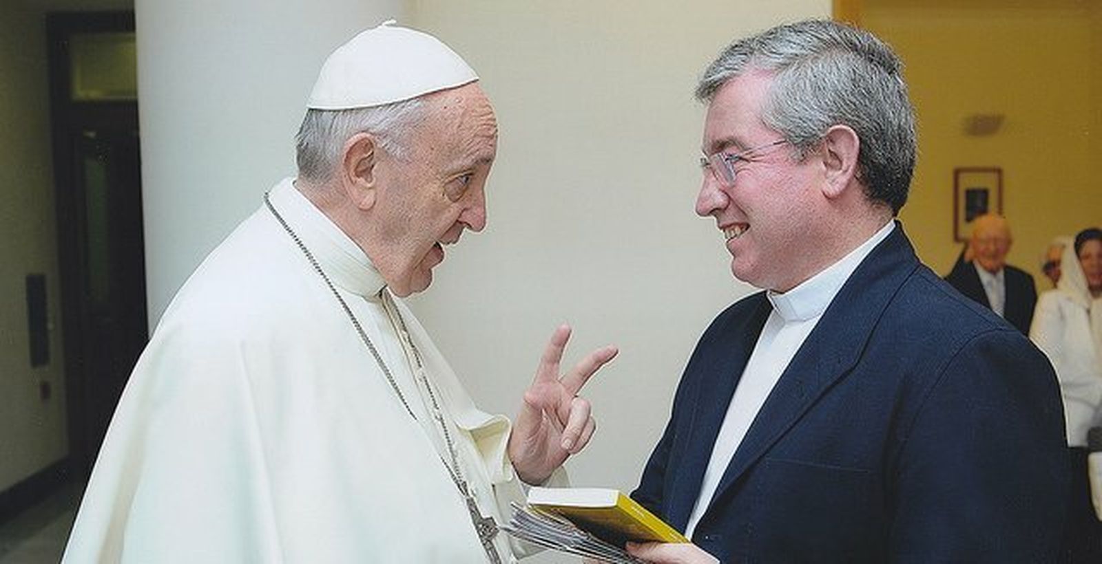 Fernando Prado y el papa Francisco