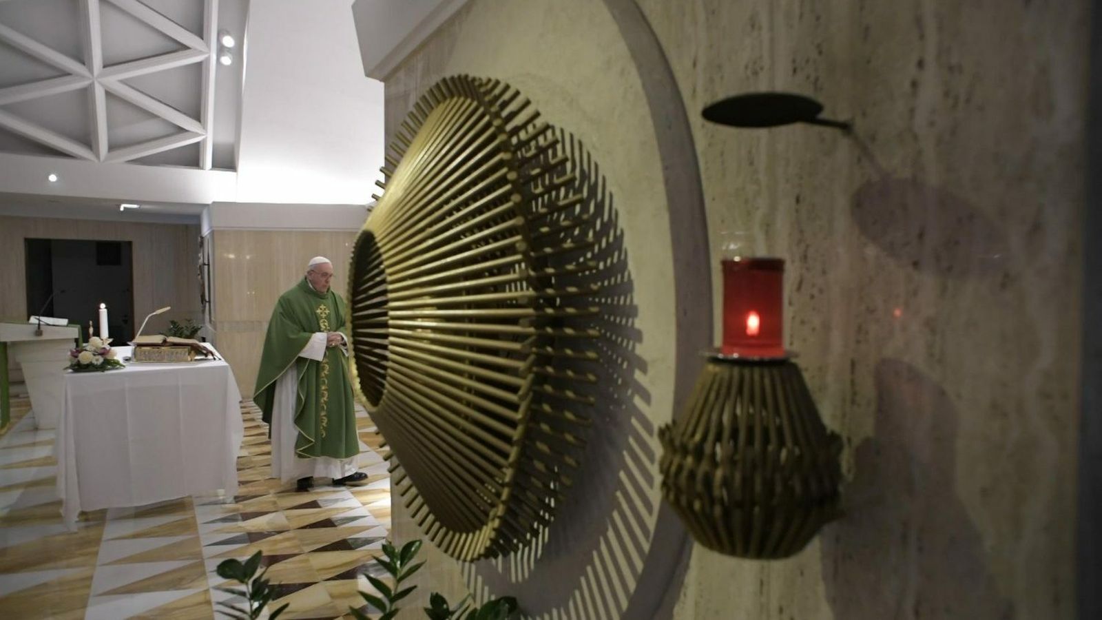 El Papa Francisco, en Santa Marta