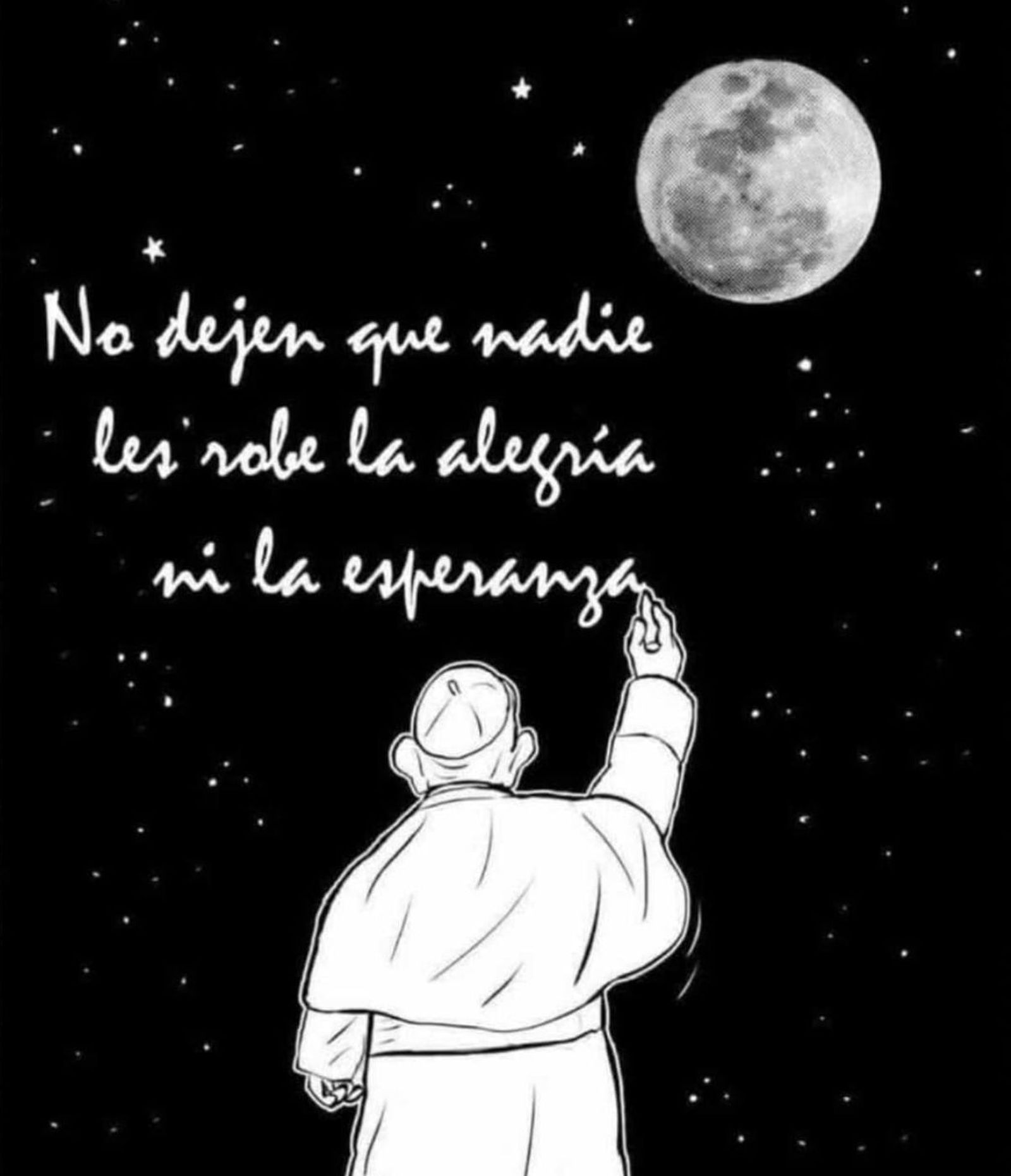 Papa, alegría y esperanza