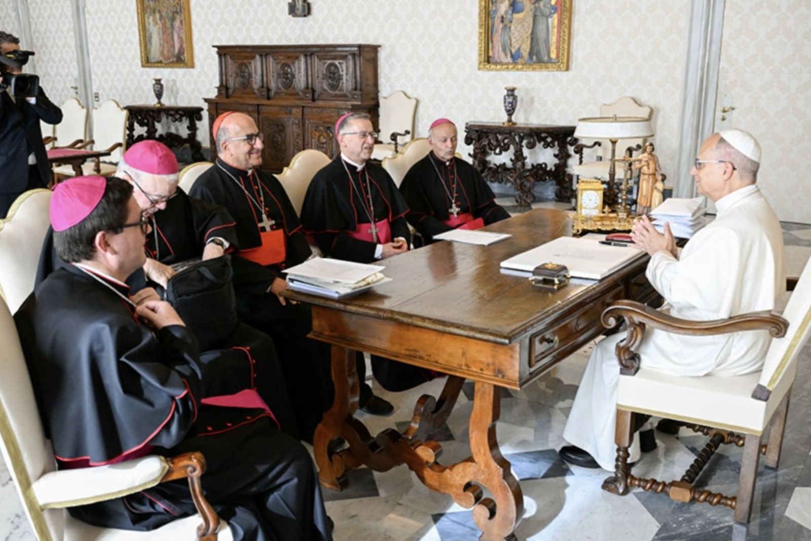 Obispos de Chile con León XIV