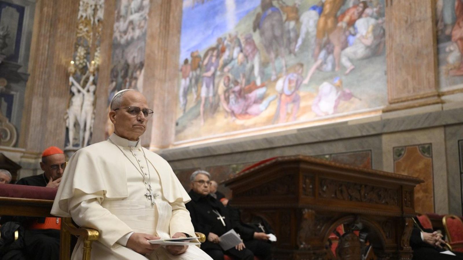 León XIV en los Ejercicios espirituales