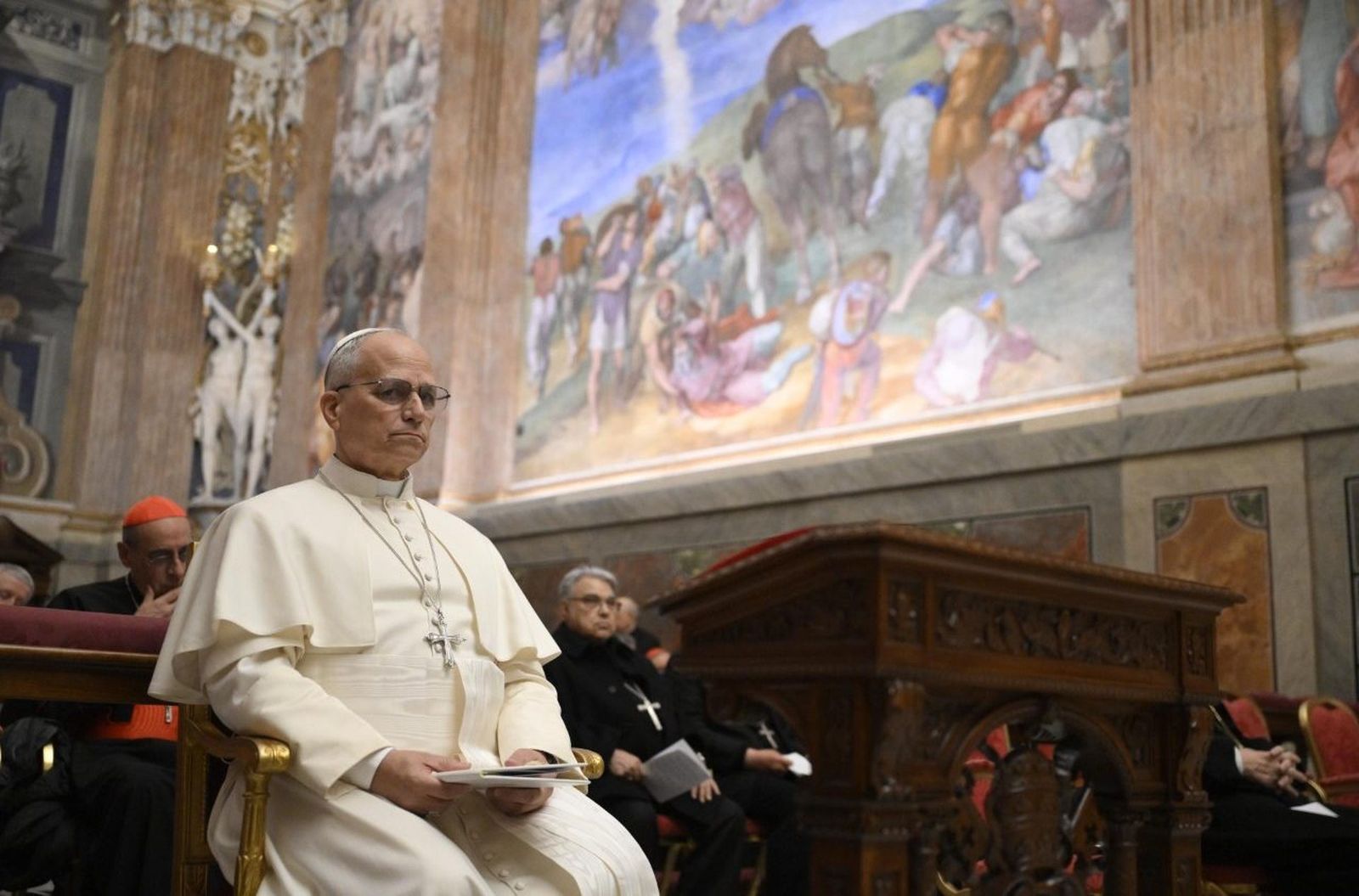 León XIV en los Ejercicios espirituales