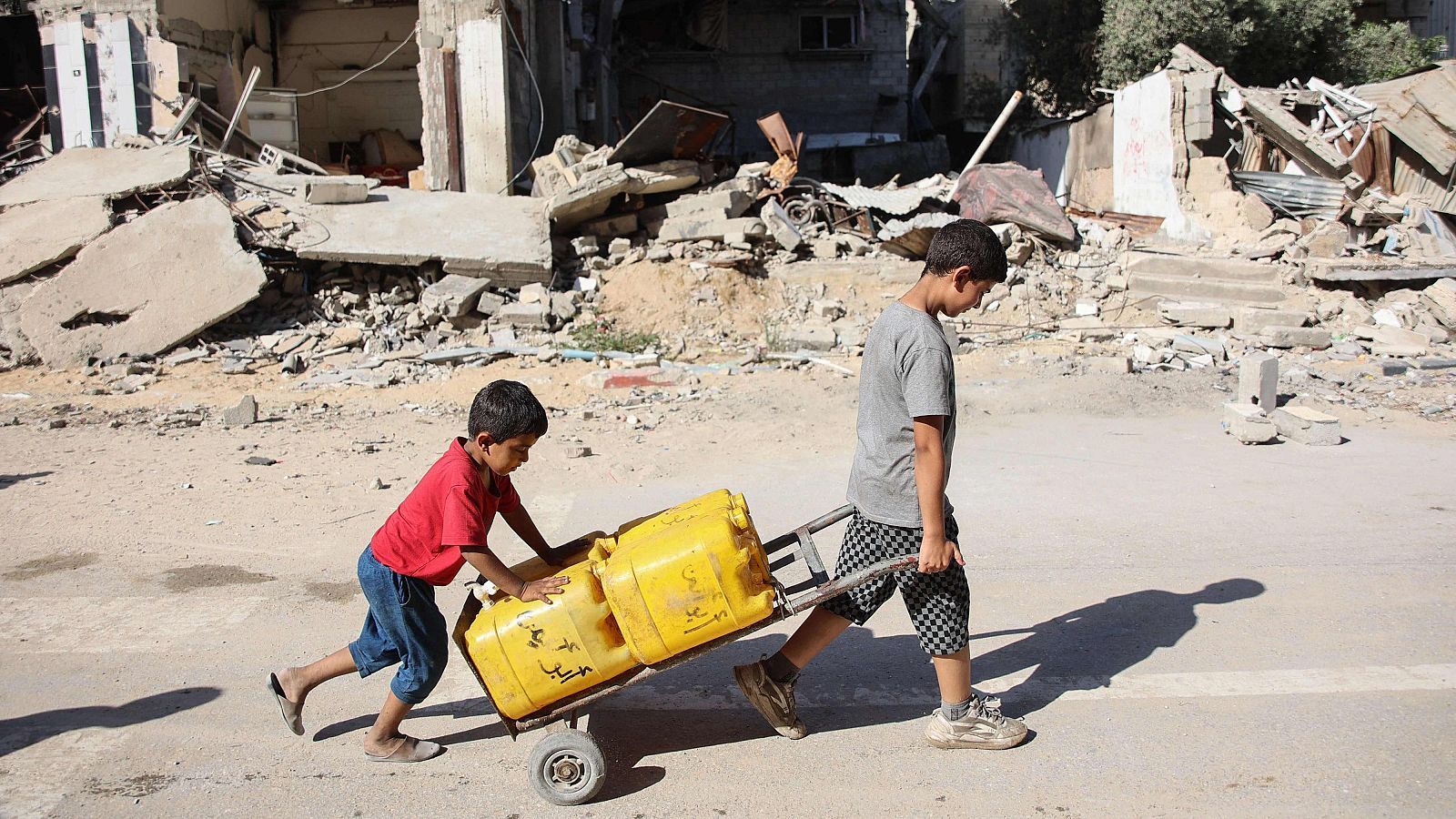 Niños en Gaza