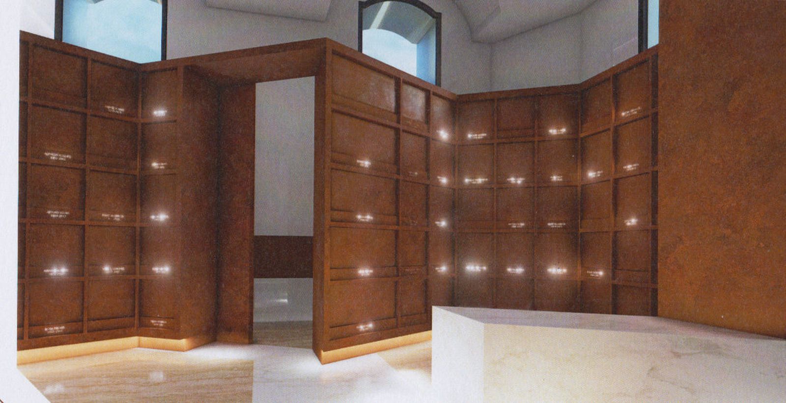 Vista previa proyecto columbario