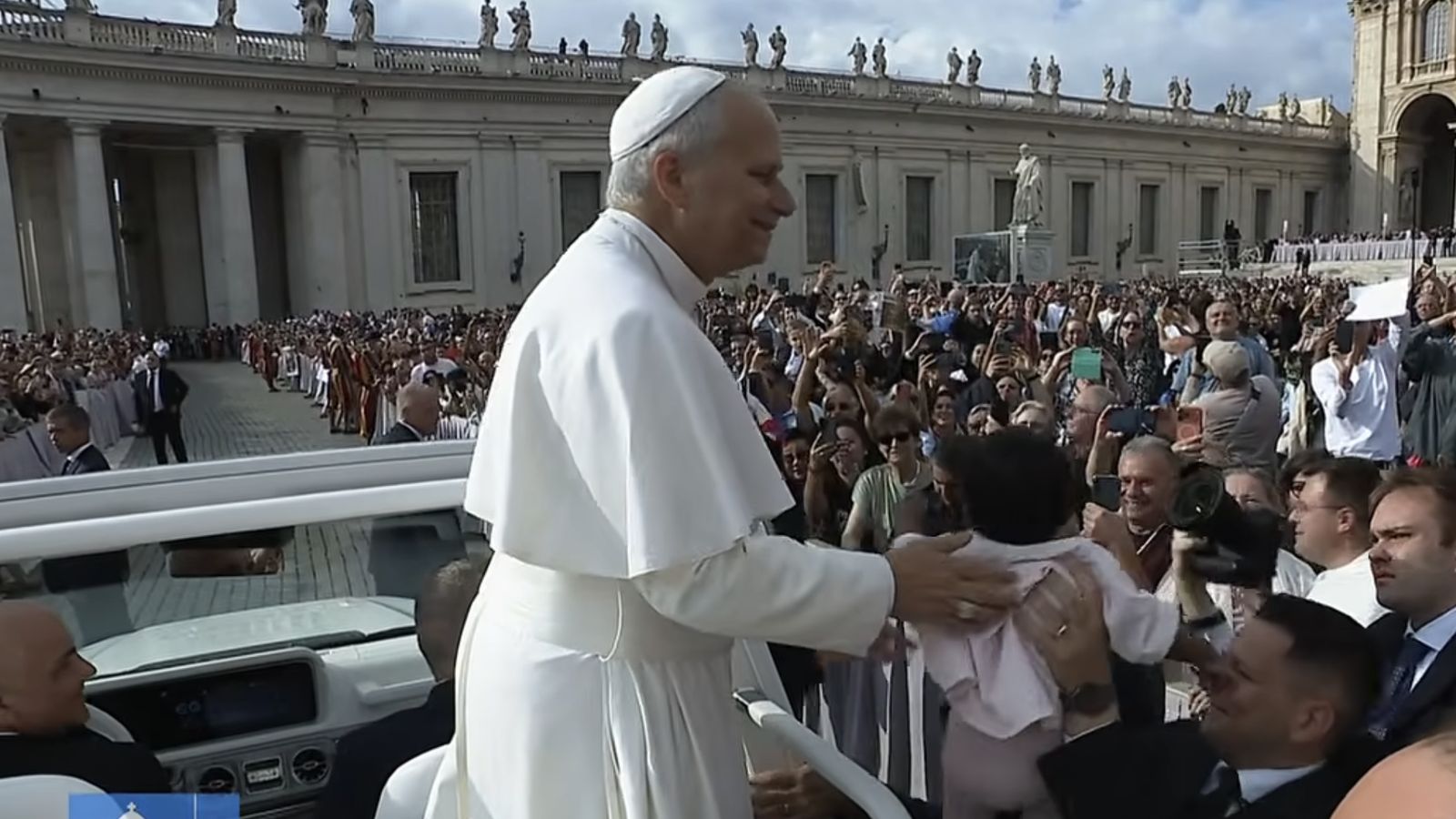 Elñ Papa, en la audiencia