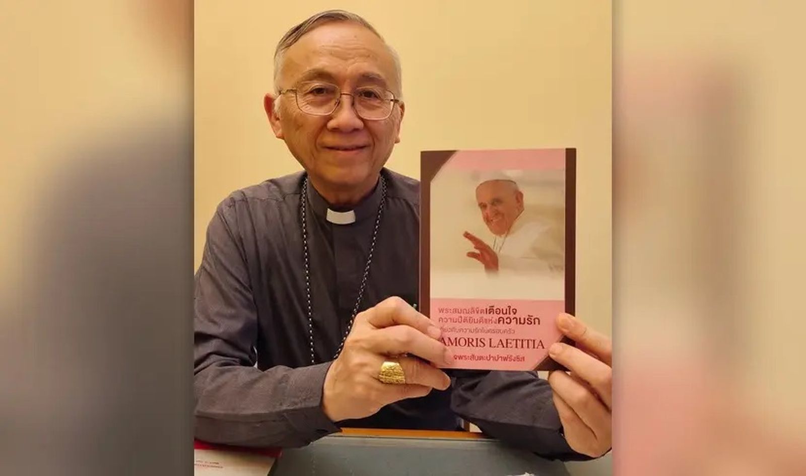 Monseñor Francis Xavier Vira Arpondratana, arzobispo de Bangkok y presidente de la Conferencia Episcopal de Tailandia