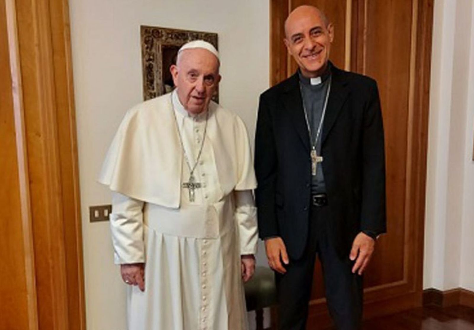 Francisco, con el nuevo prefecto de Doctrina de la Fe, 'Tucho'  Fernández