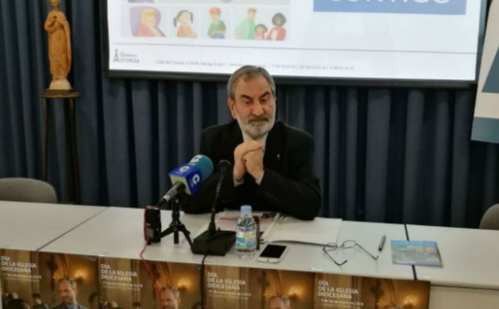 Celestino Mielgo, ecónomo de Astorga