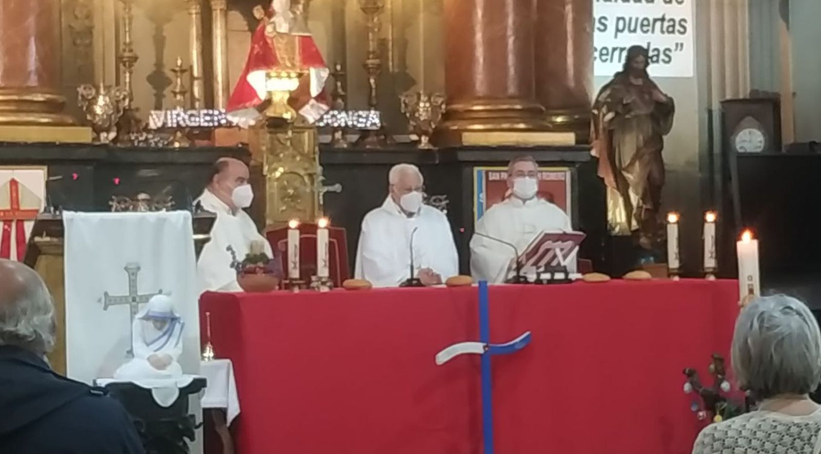 Padre Ángel, en la misa por los periodistas asesinados