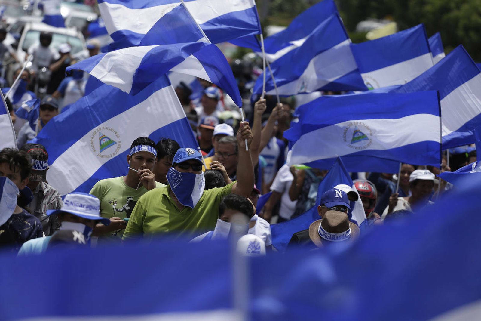 Manifestación en Nicaragua