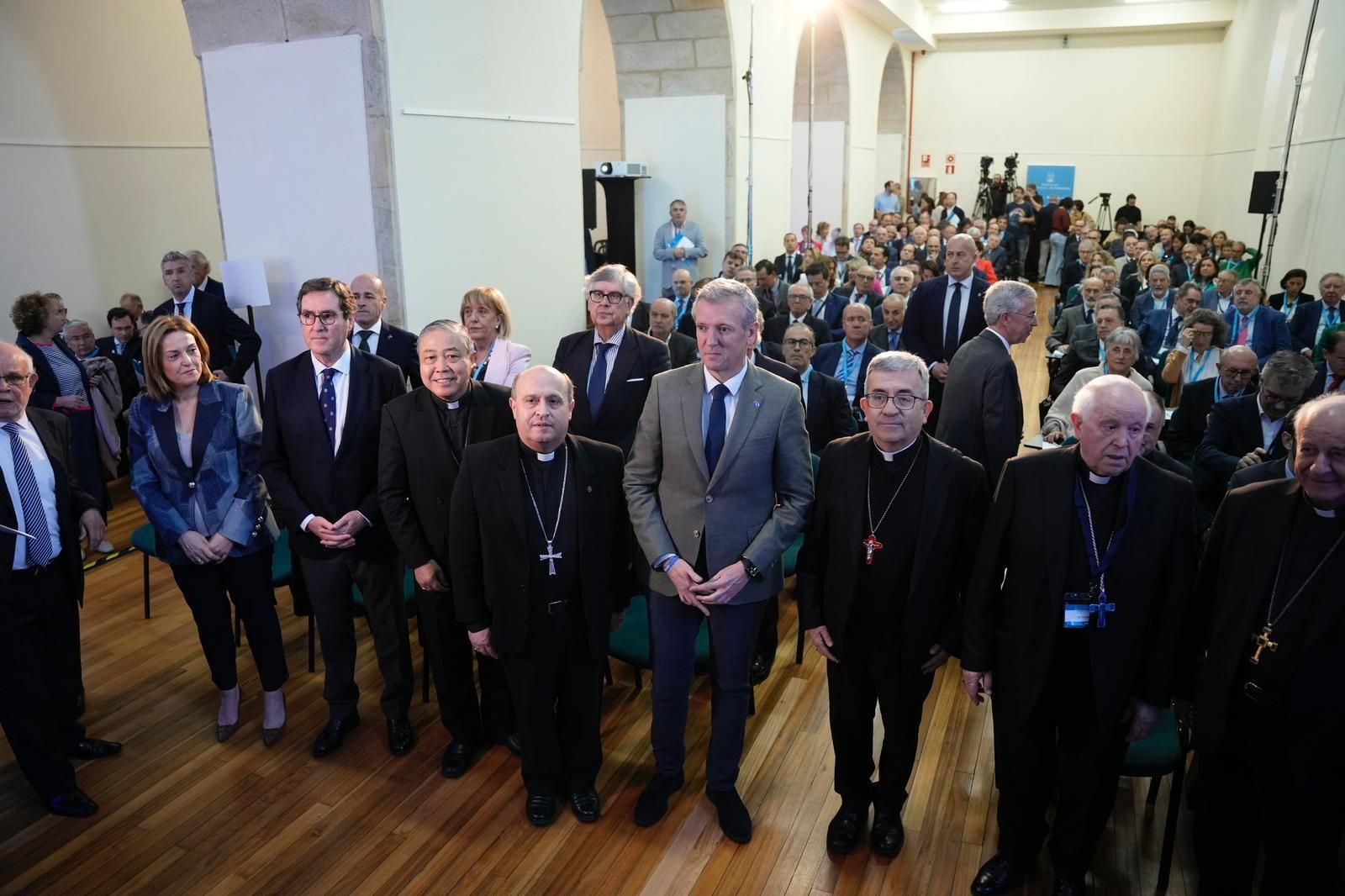 Inauguración del II Encuentro de Empresarios en Santiago de Compostela