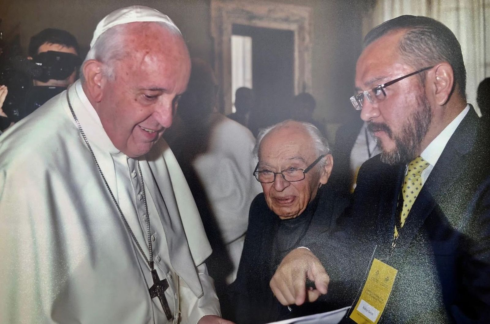 El Papa, Rodrigo Guerra y Gustavo Gutiérrez