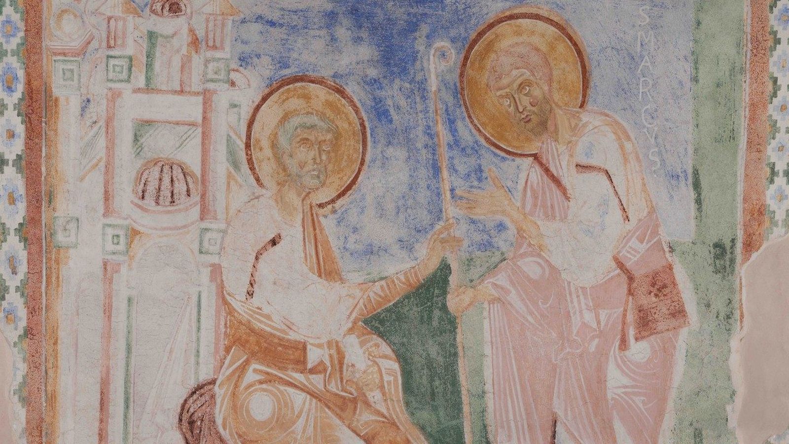 Cripta de los Frescos, Basílica de Aquilea, Historias de Marcos. Cortesía de la Fundación So.Co.Ba. (detalle)