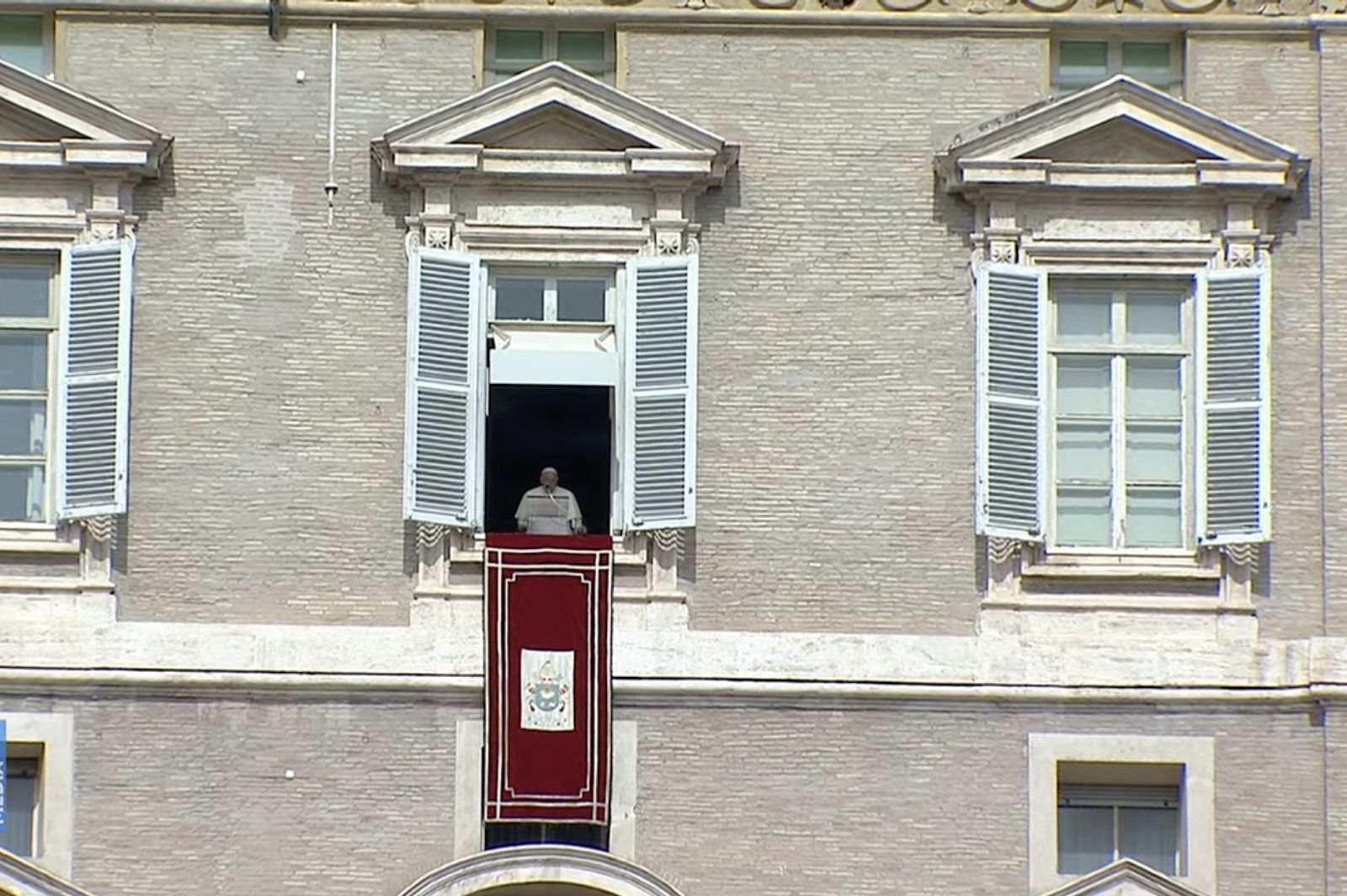 Francisco, durante el ángelus