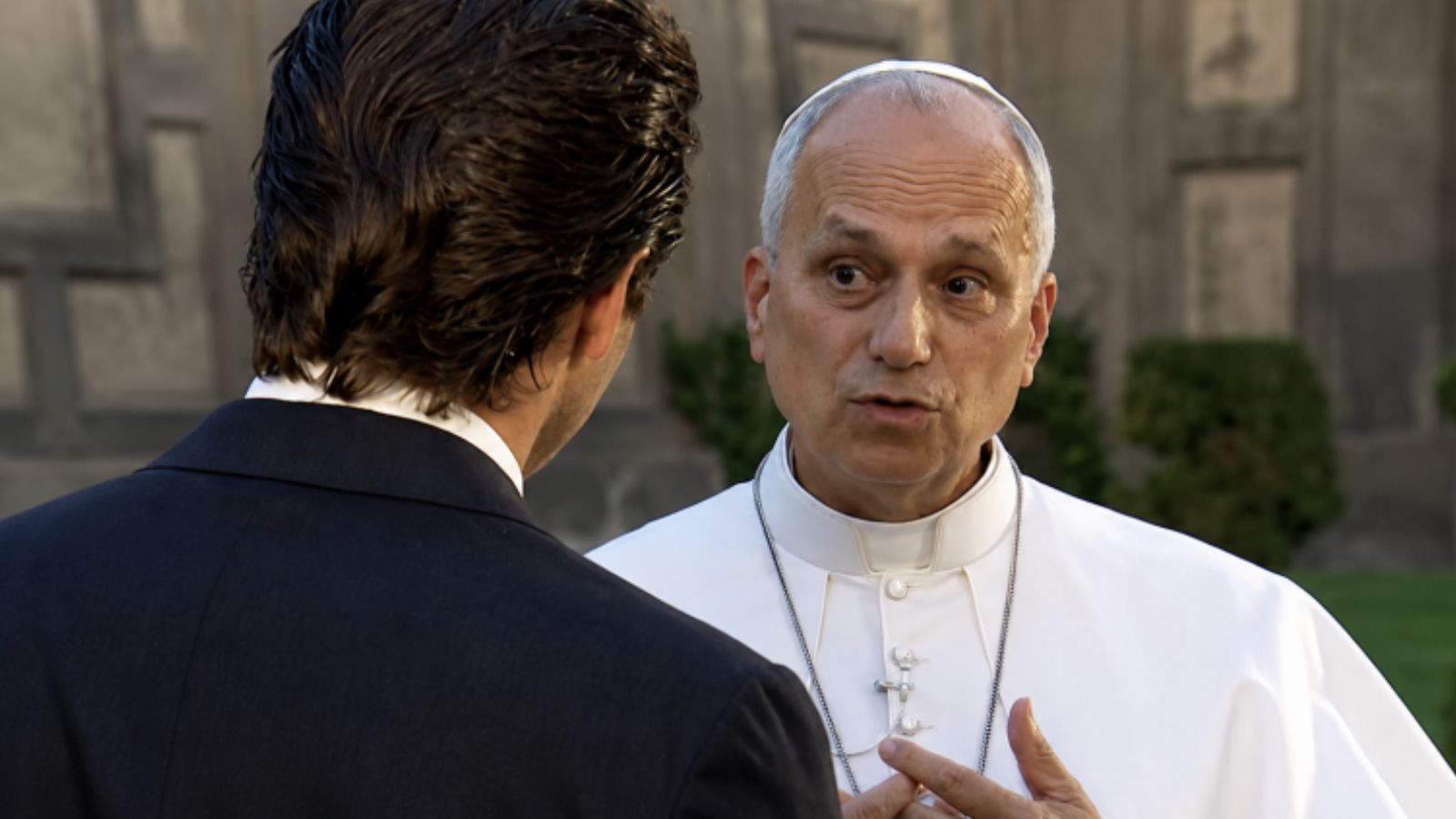 El Papa con el periodista de Telemundo