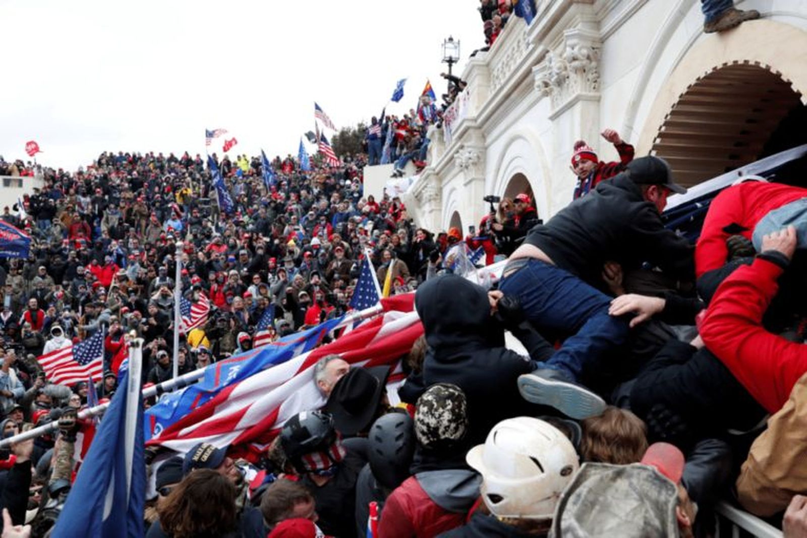 Violencia y odio en el Capitolio estadounidense