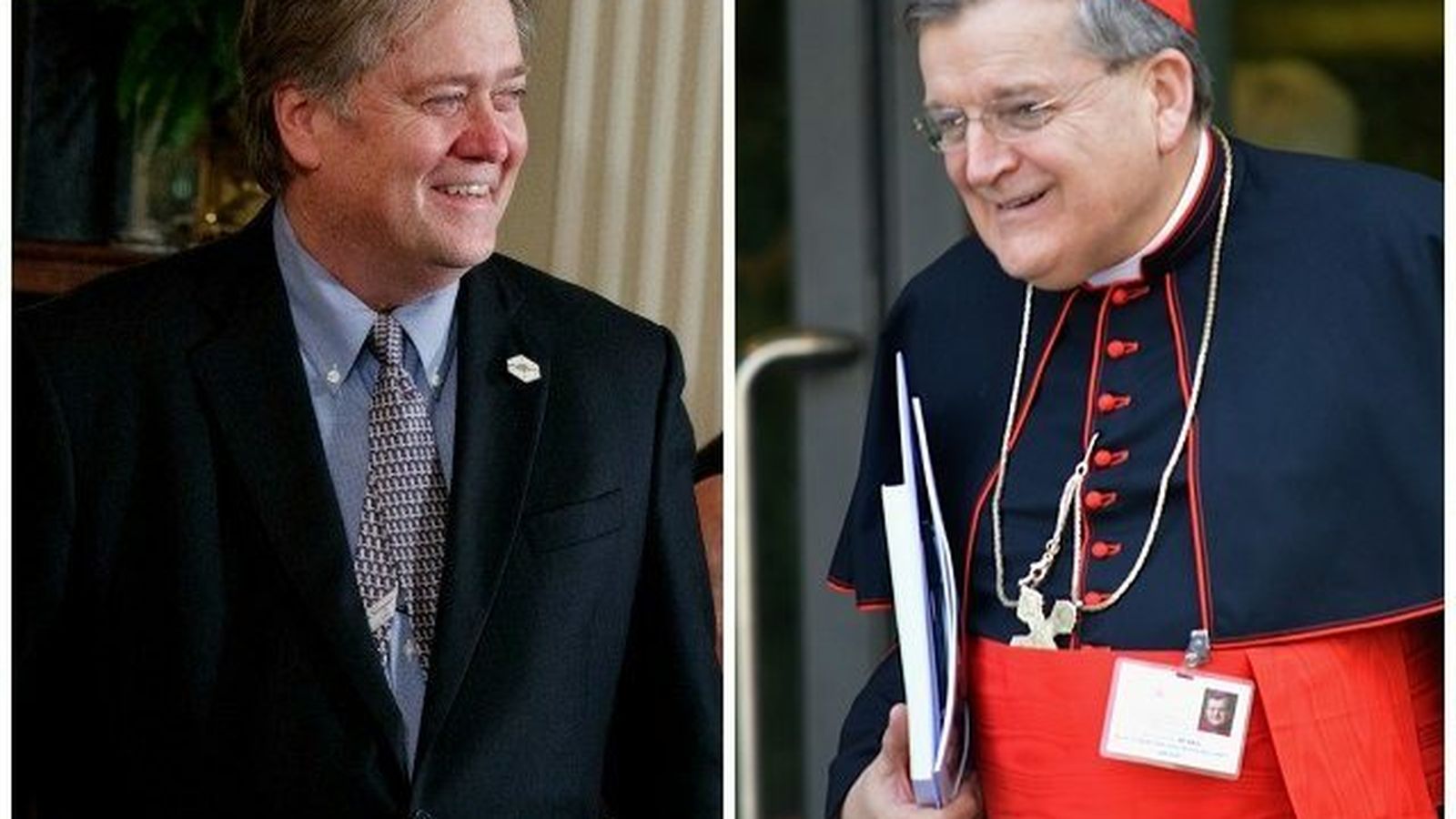 Bannon y Burke, uno de los cardenales más críticos con Francisco