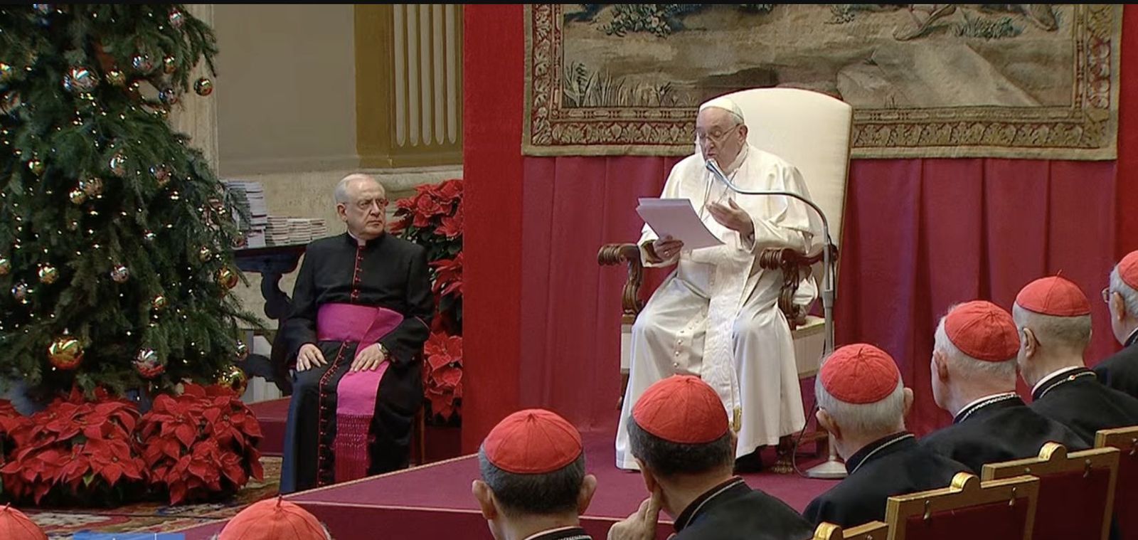 Discurso del Papa a la Curia romana