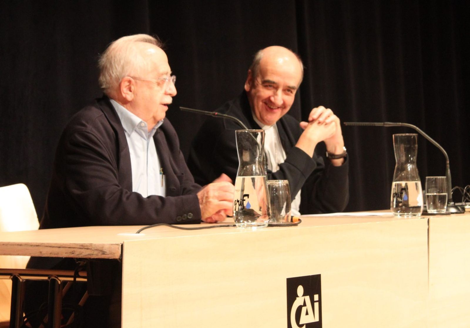 Monseñor Pedro Aguado y José Alegre