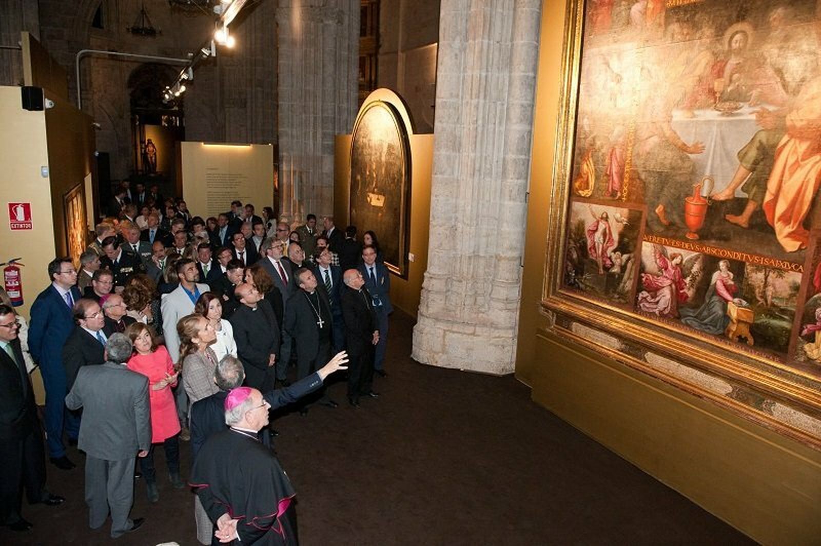 La infanta Elena, en la inauguraicón de Las Edades del Hombre
