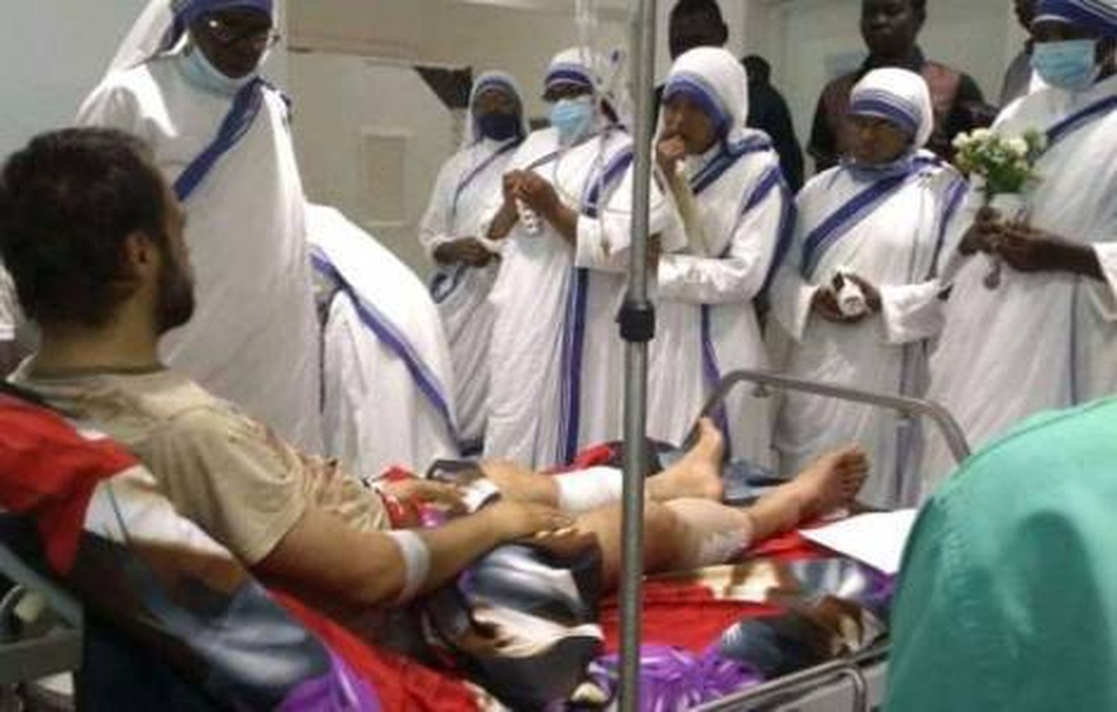 El padre Cristian Carlassare, tiroteado