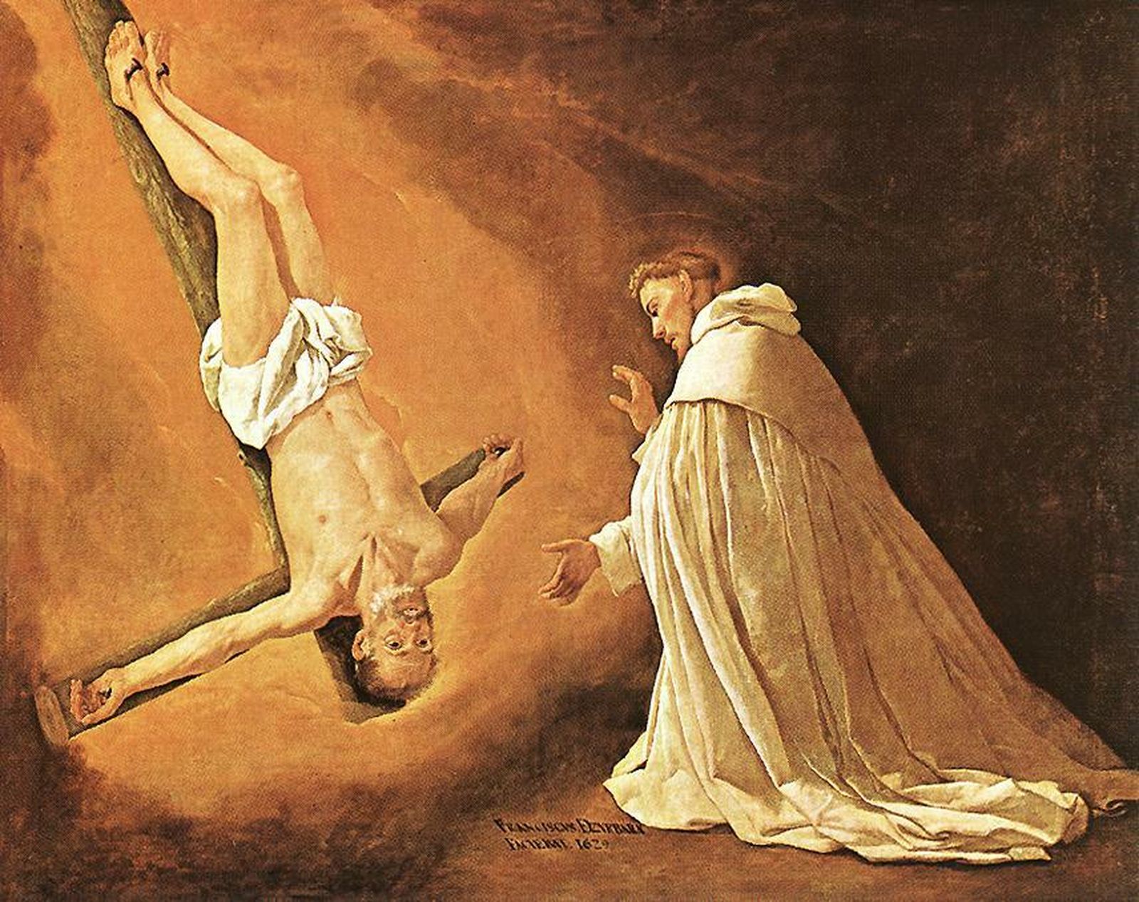 San Pedro invertido, de Zurbarán