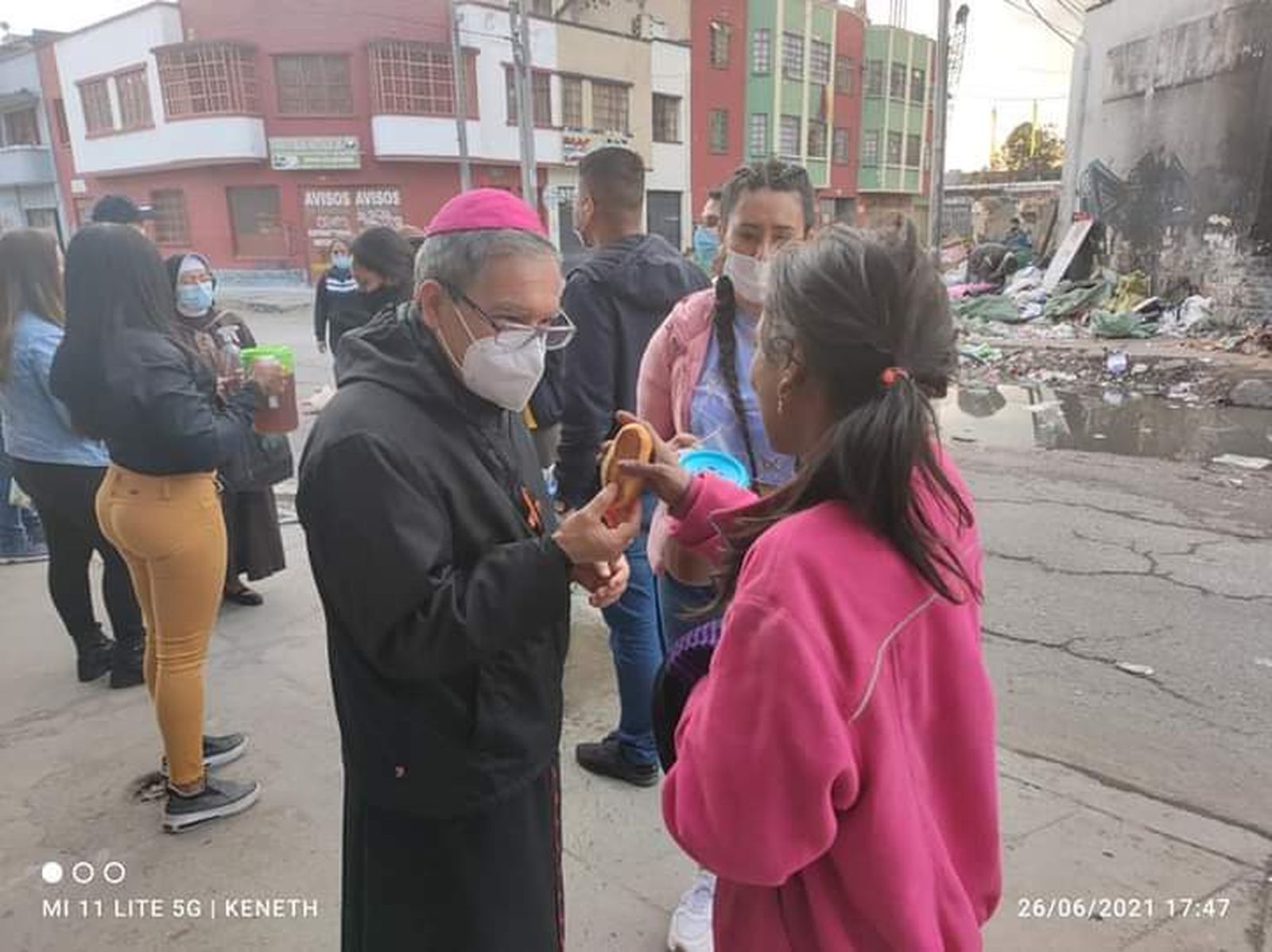 Arzobispo y mendigos