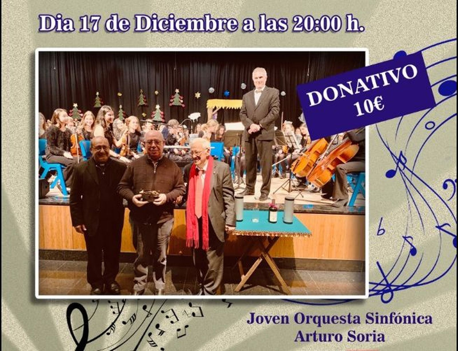 Concierto solidario de Mensajeros de la Paz