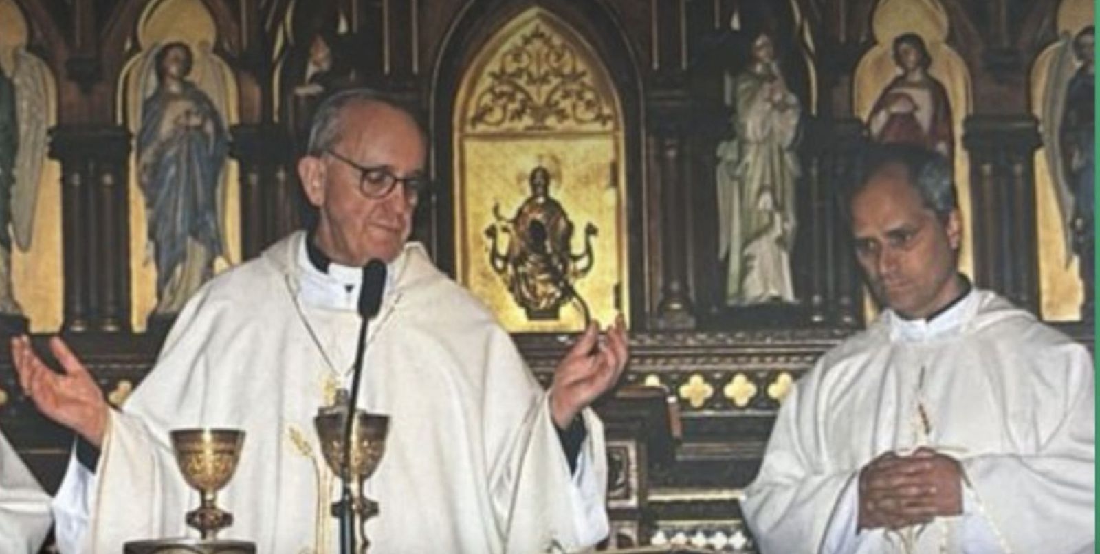 Bergoglio, con Prevost, en 2006