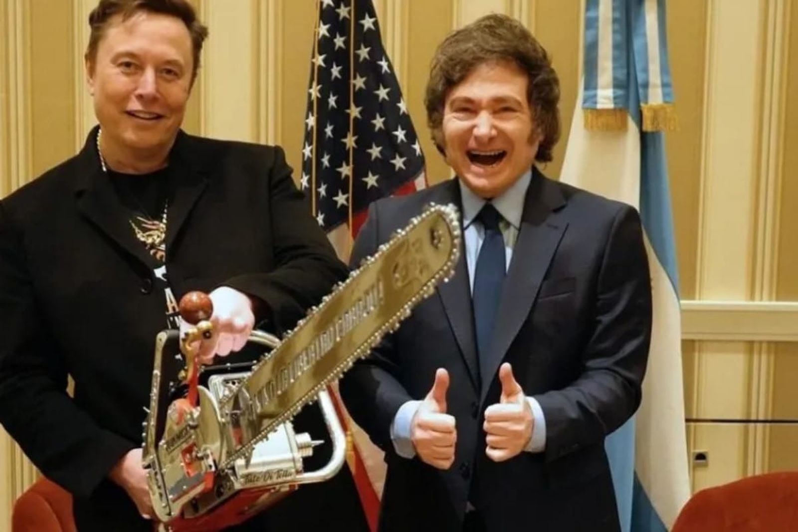 Javier Milei y Elon Musk