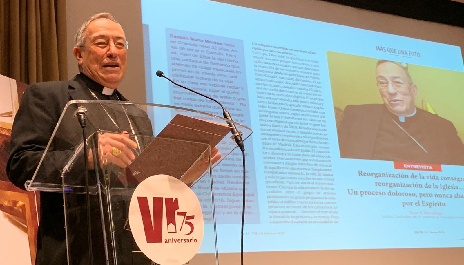 El cardenal Rodríguez Maradiaga