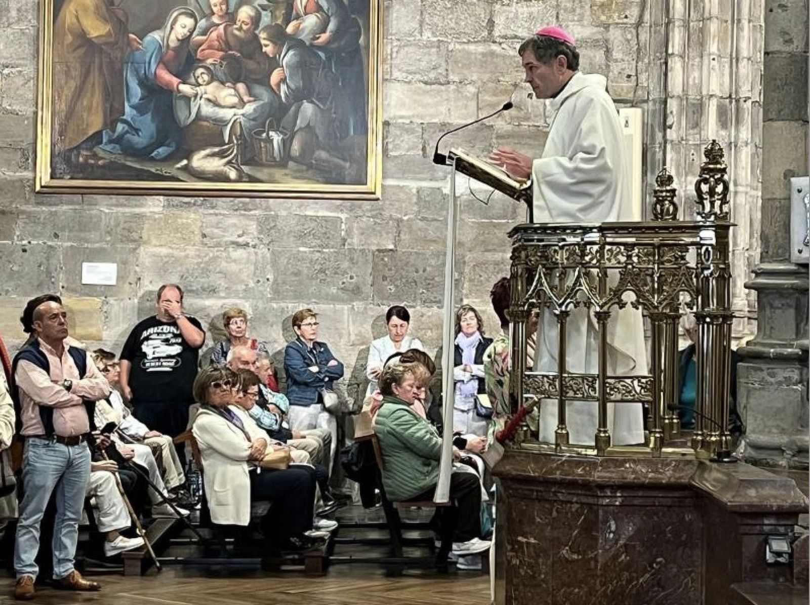 Segura, durante la homilía